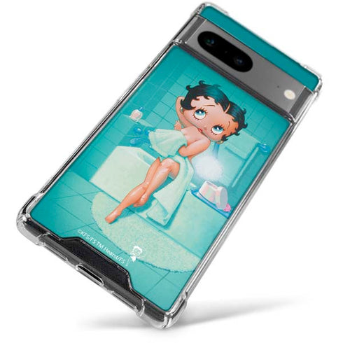 Betty Boop Bathing Google Pixel 7a Clear Case